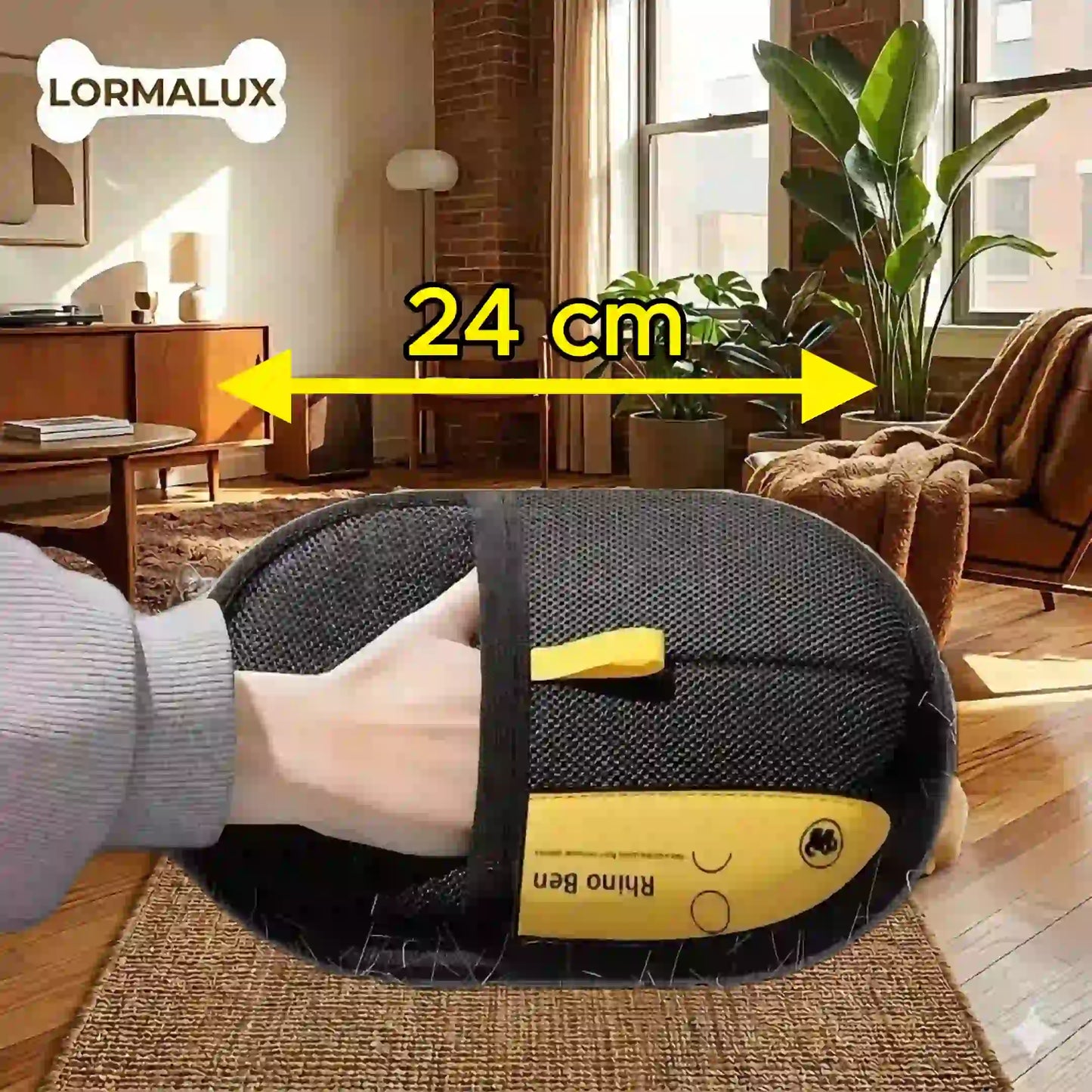 GlossyPad Lormalux™- Pad Ergonomico Rimuovi Peli e Statica