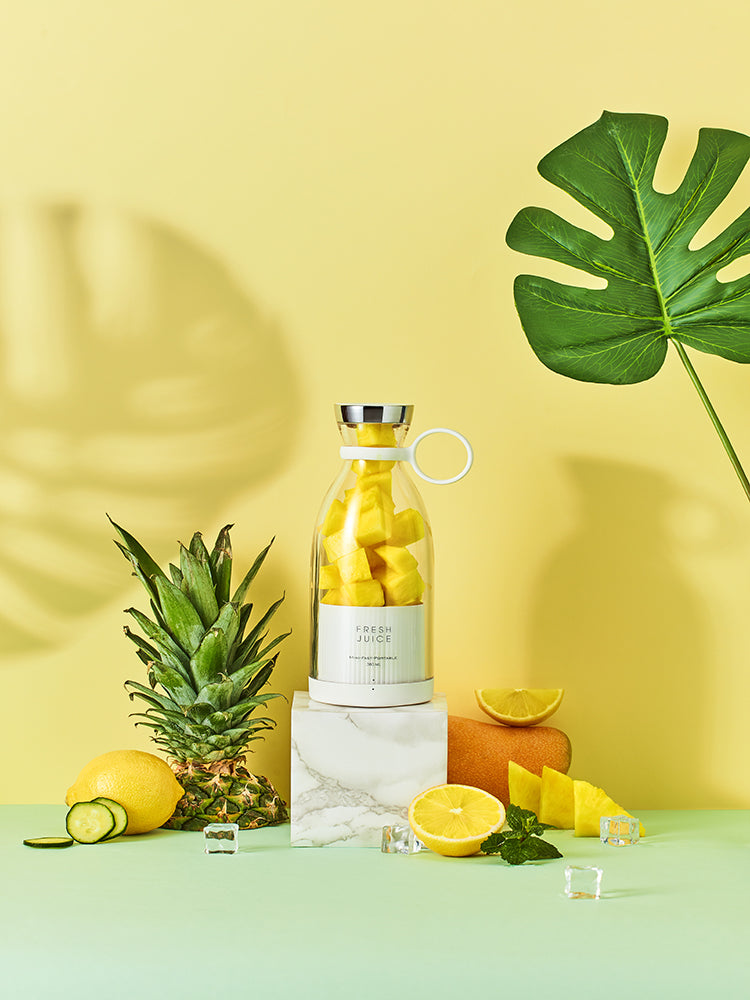 Frullatore e Spremiagrumi Portatile Elettrico Versione 2.0–Frullato e Succo Fresco Ovunque in Pochi Secondi