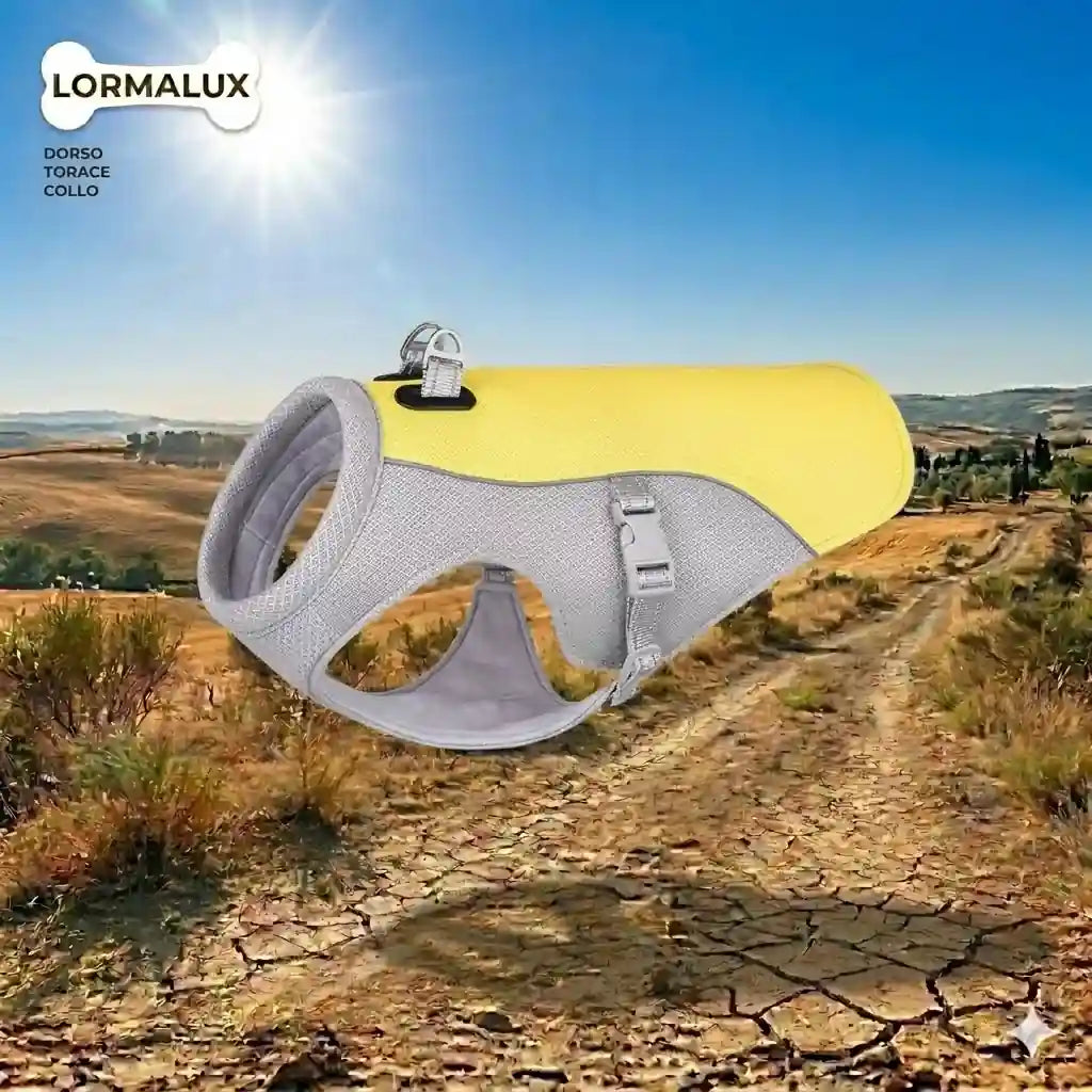 AeroFrost Lormalux™-Gilet a Rifrazione UV con Tecnologia di Raffreddamento a 3 Strati