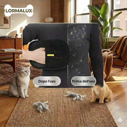 GlossyPad Lormalux™- Pad Ergonomico Rimuovi Peli e Statica