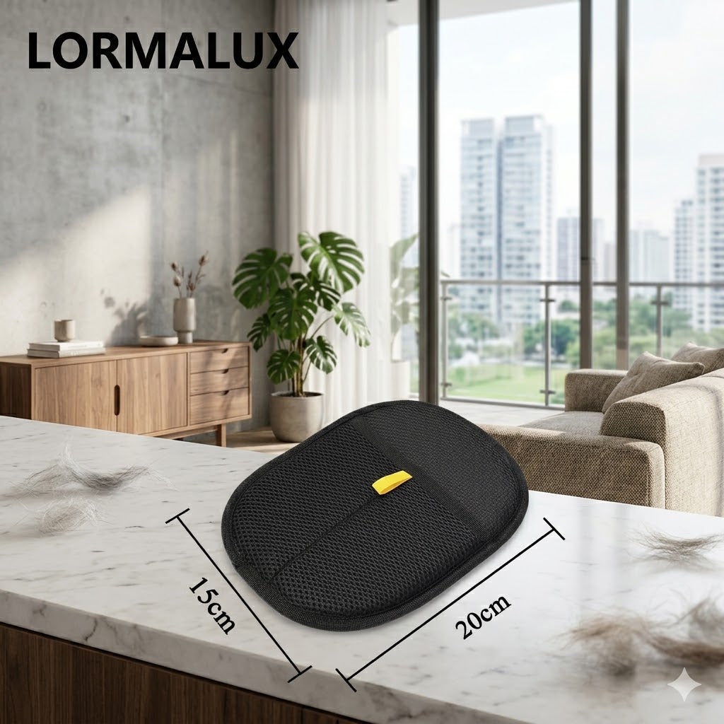 Lormalux™ GlossyPad - Pad Ergonomico Rimuovi Peli e Statica