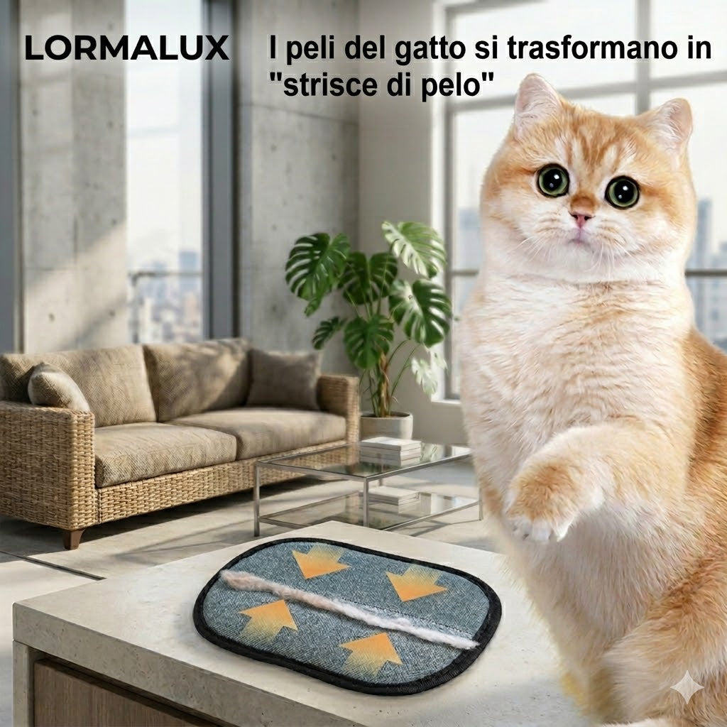 Lormalux™ GlossyPad - Pad Ergonomico Rimuovi Peli e Statica